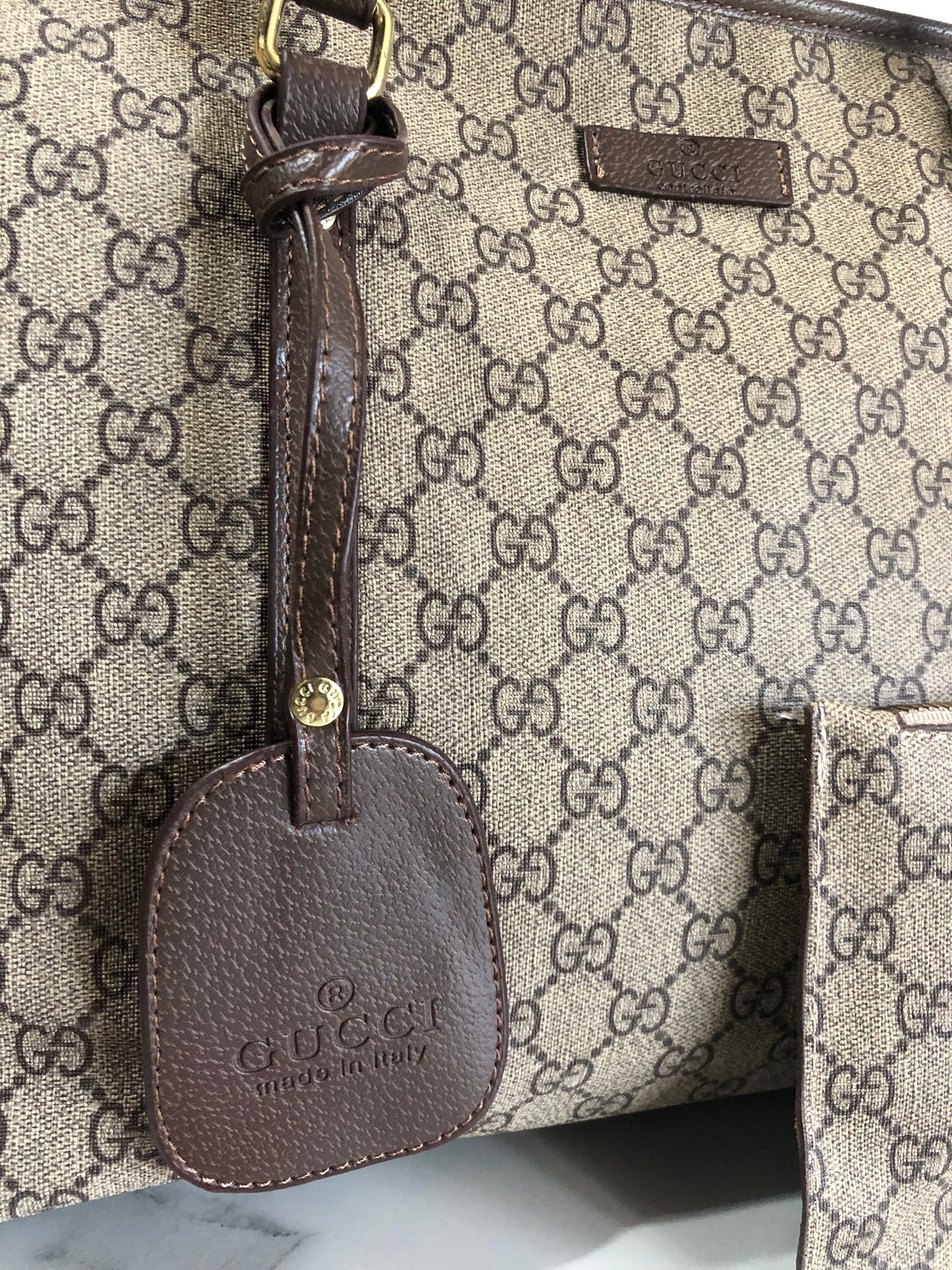 Gucci GG Supreme Canvas Tote Bag