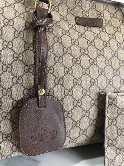Gucci GG Supreme Canvas Tote Bag