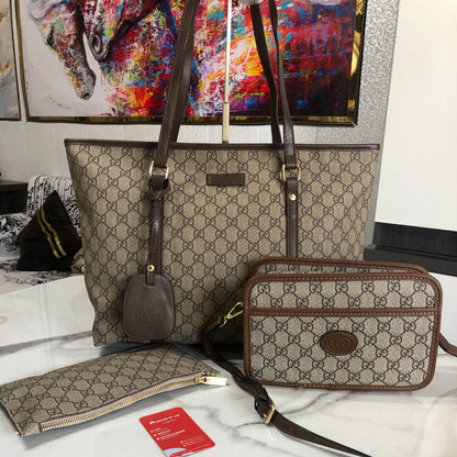 Gucci GG Supreme Canvas Tote Bag