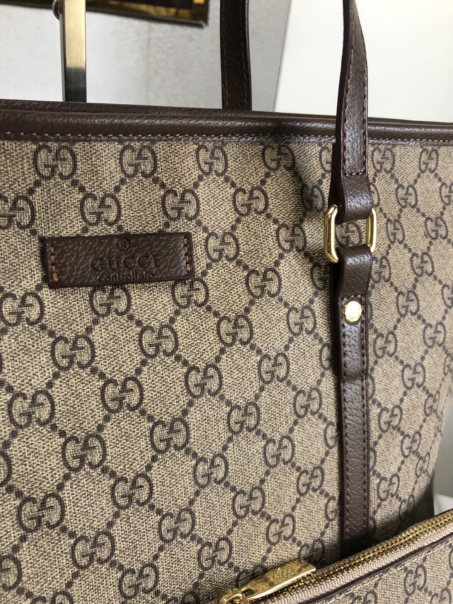 Gucci GG Supreme Canvas Tote Bag