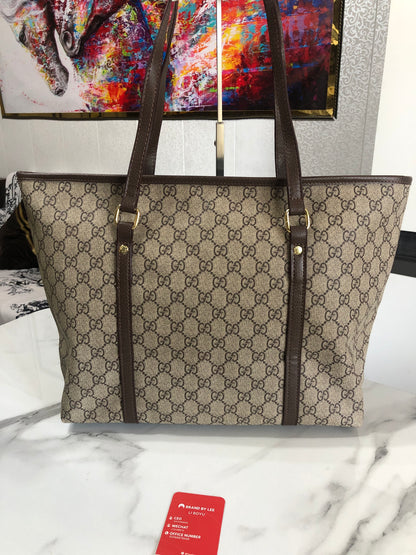 Gucci GG Supreme Canvas Tote Bag