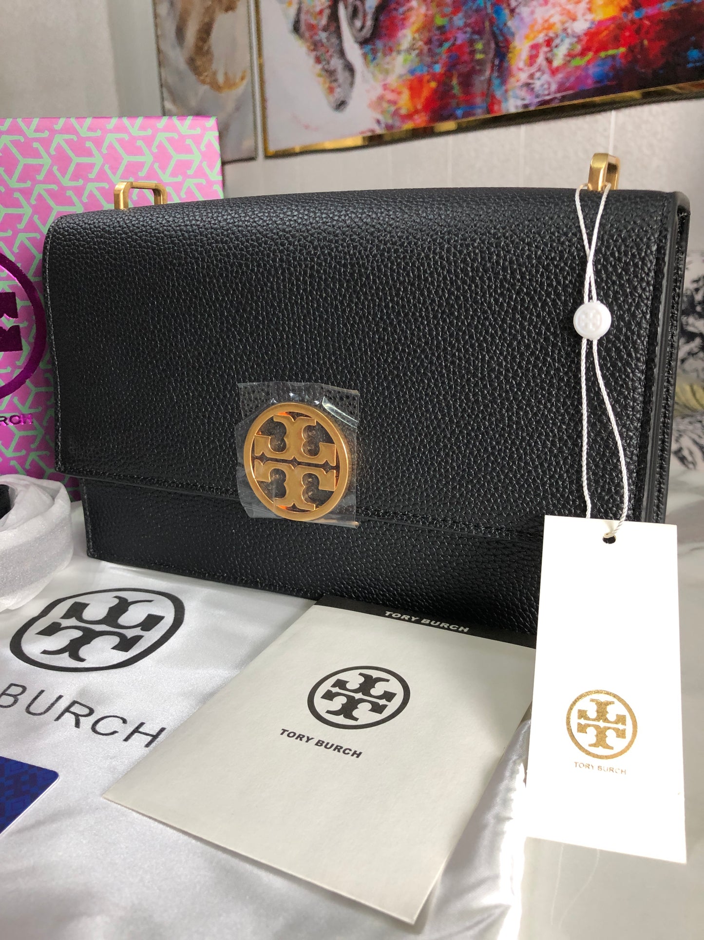 Tory Burch Miller Leather Shoulder Bag