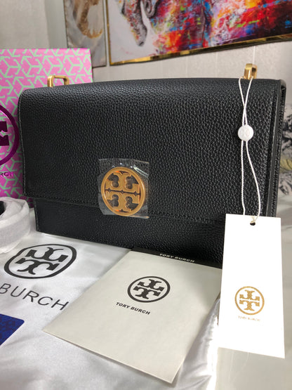 Tory Burch Miller Leather Shoulder Bag