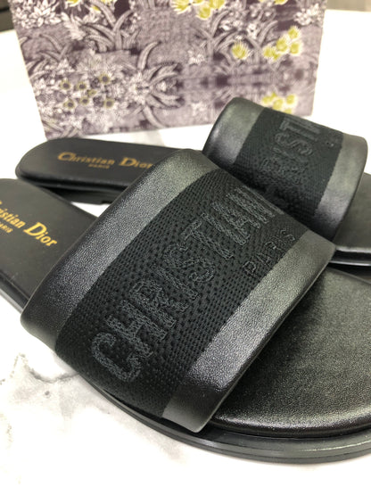 Christian Dior Black Dway slides