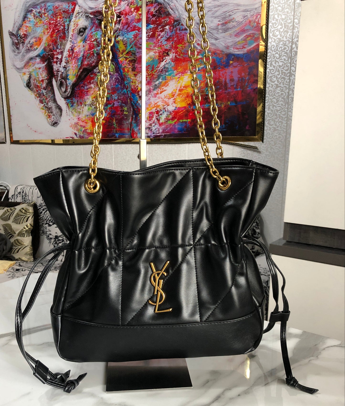 Saint Laurent black Jamie Pochon bag