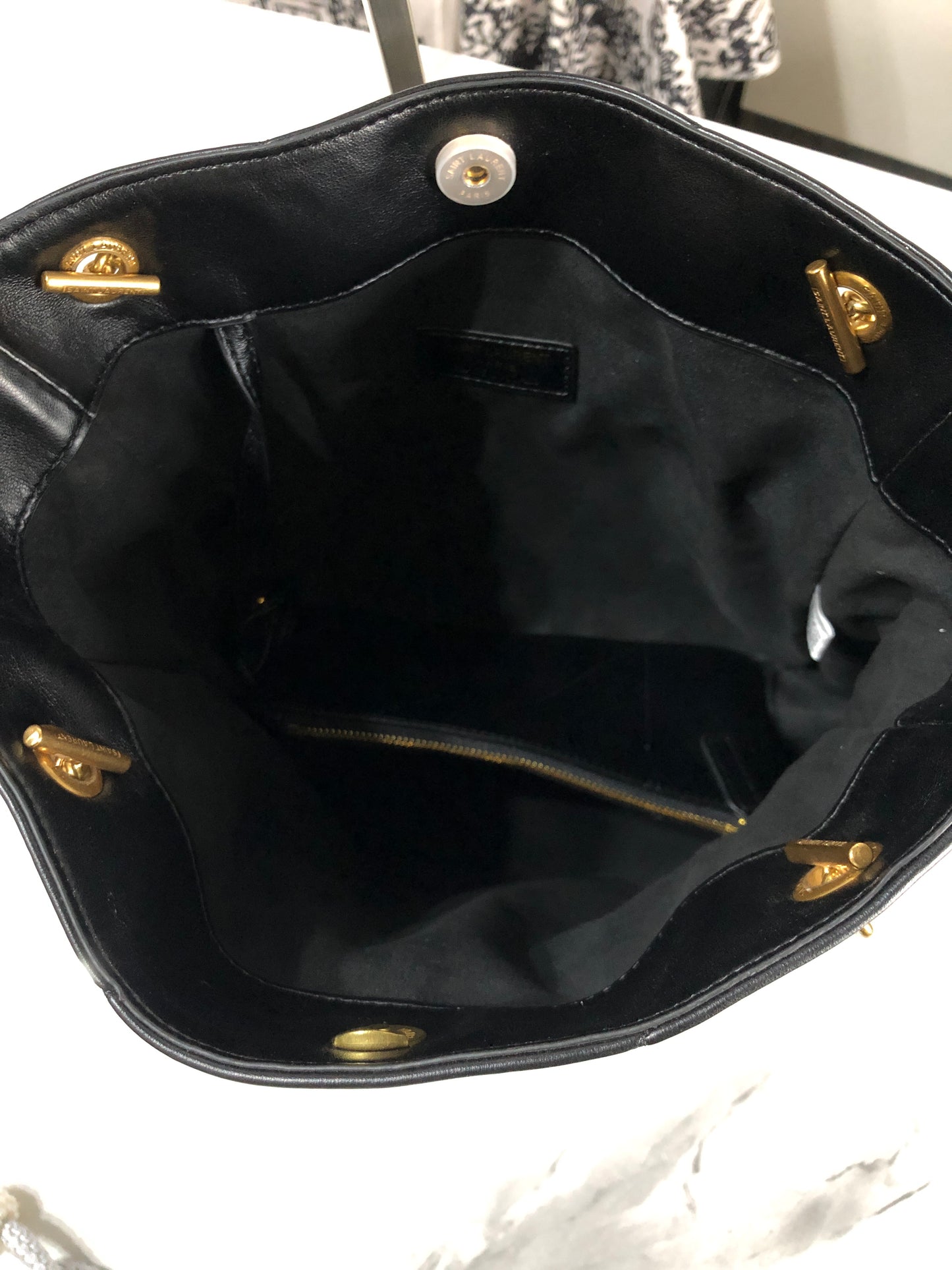 Saint Laurent black Jamie Pochon bag