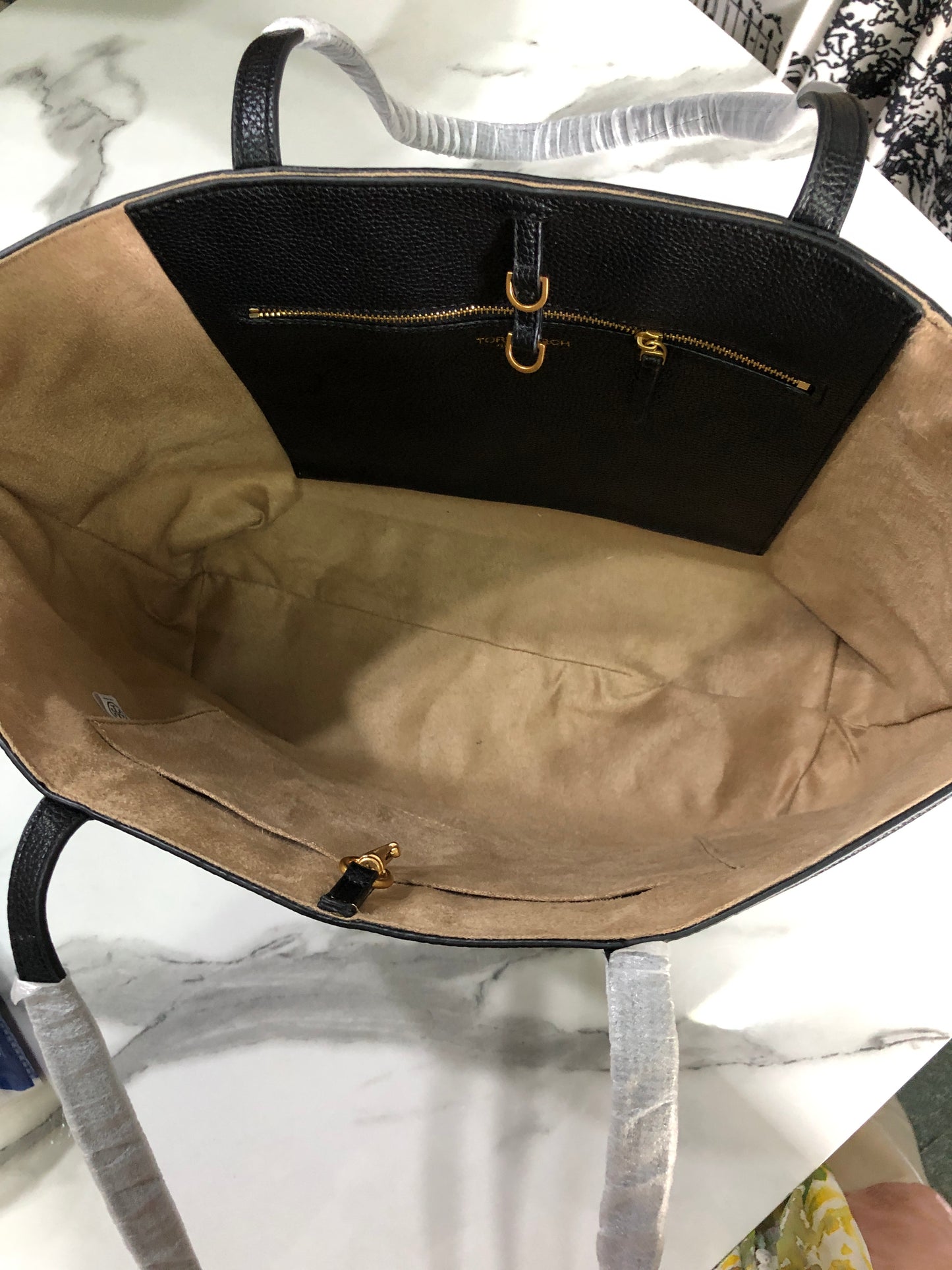Tory Burch McGraw Leather Tote Bag