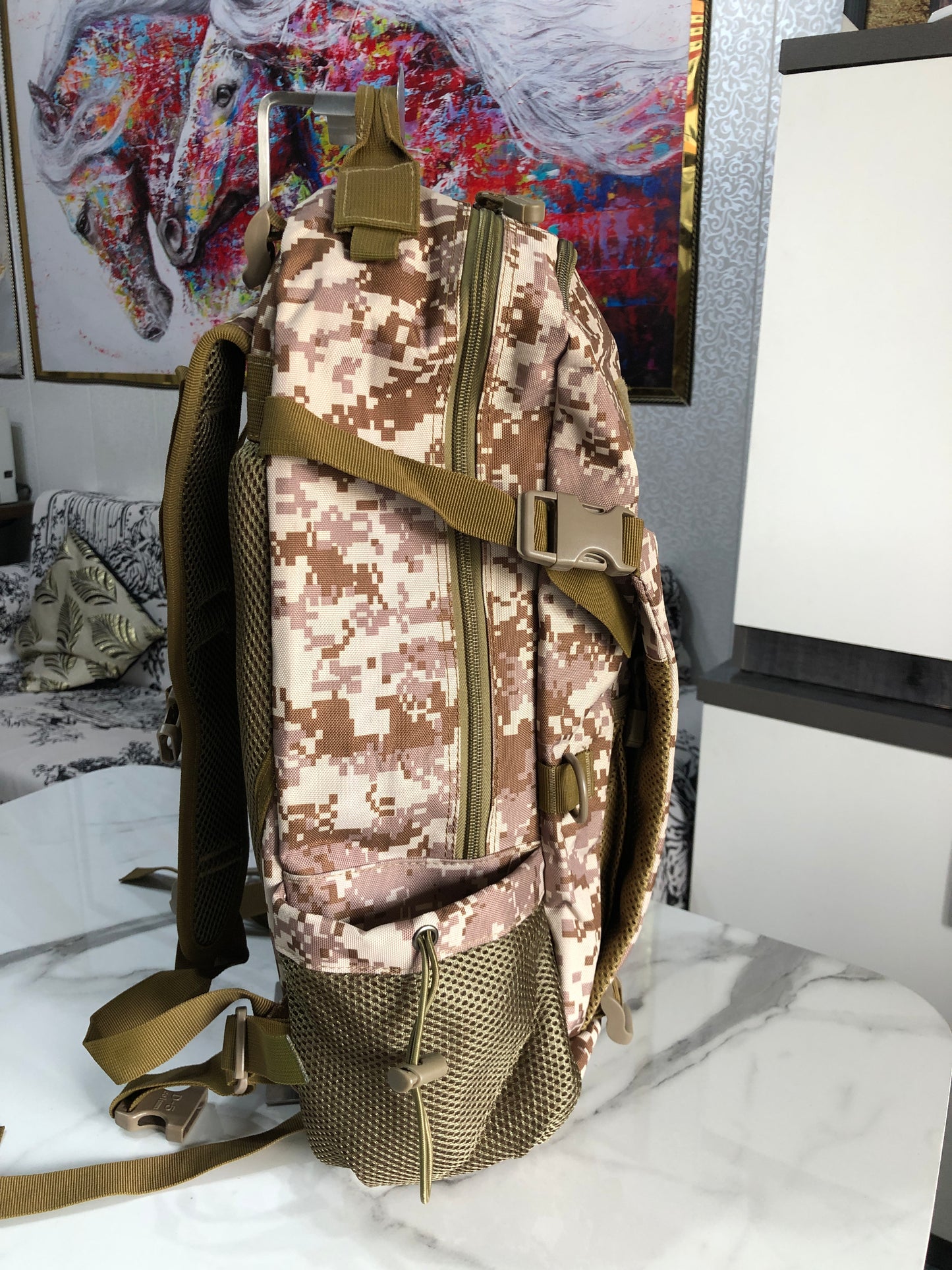 Military-style tactical backpack
