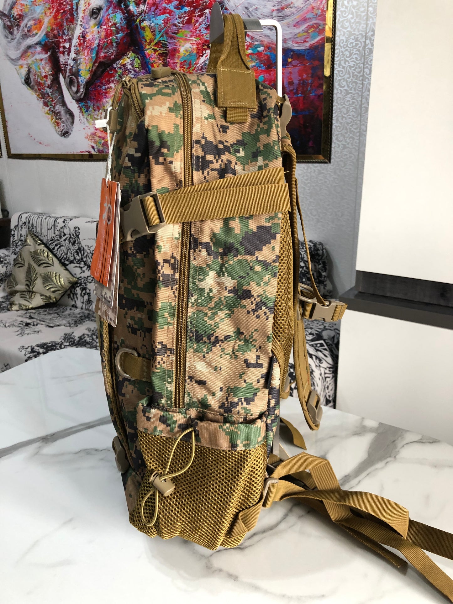 Military-style tactical backpack