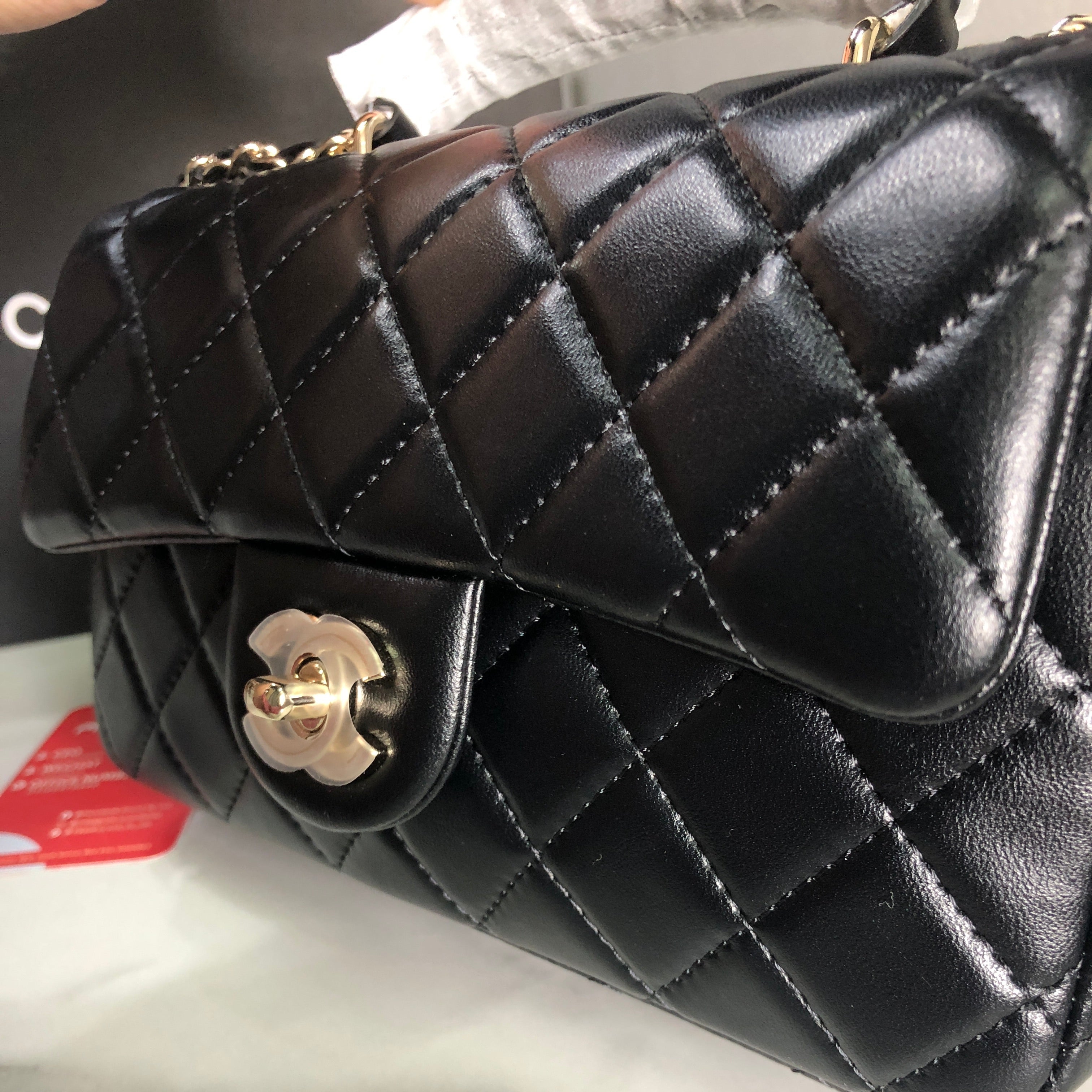 Chanel Top Handle Mini Flap Bag