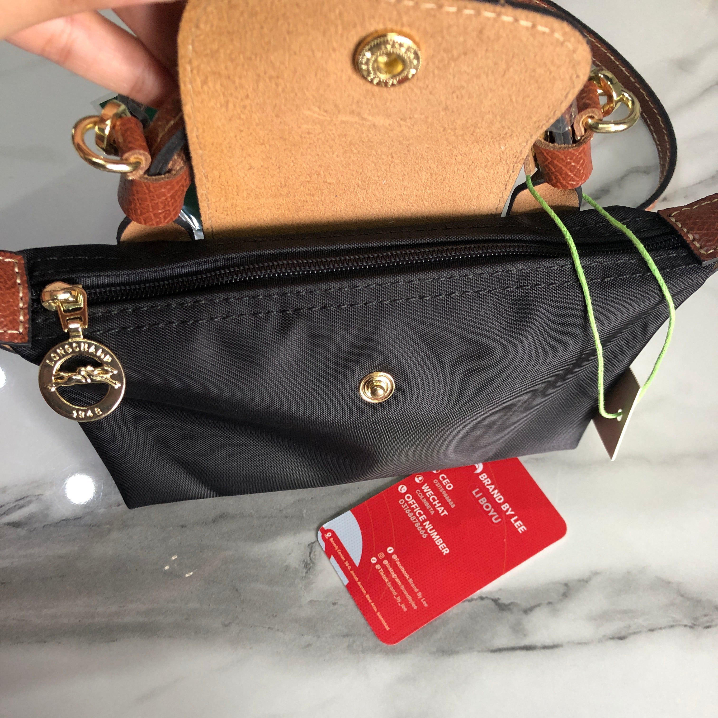 Longchamp Le Pliage mini bag