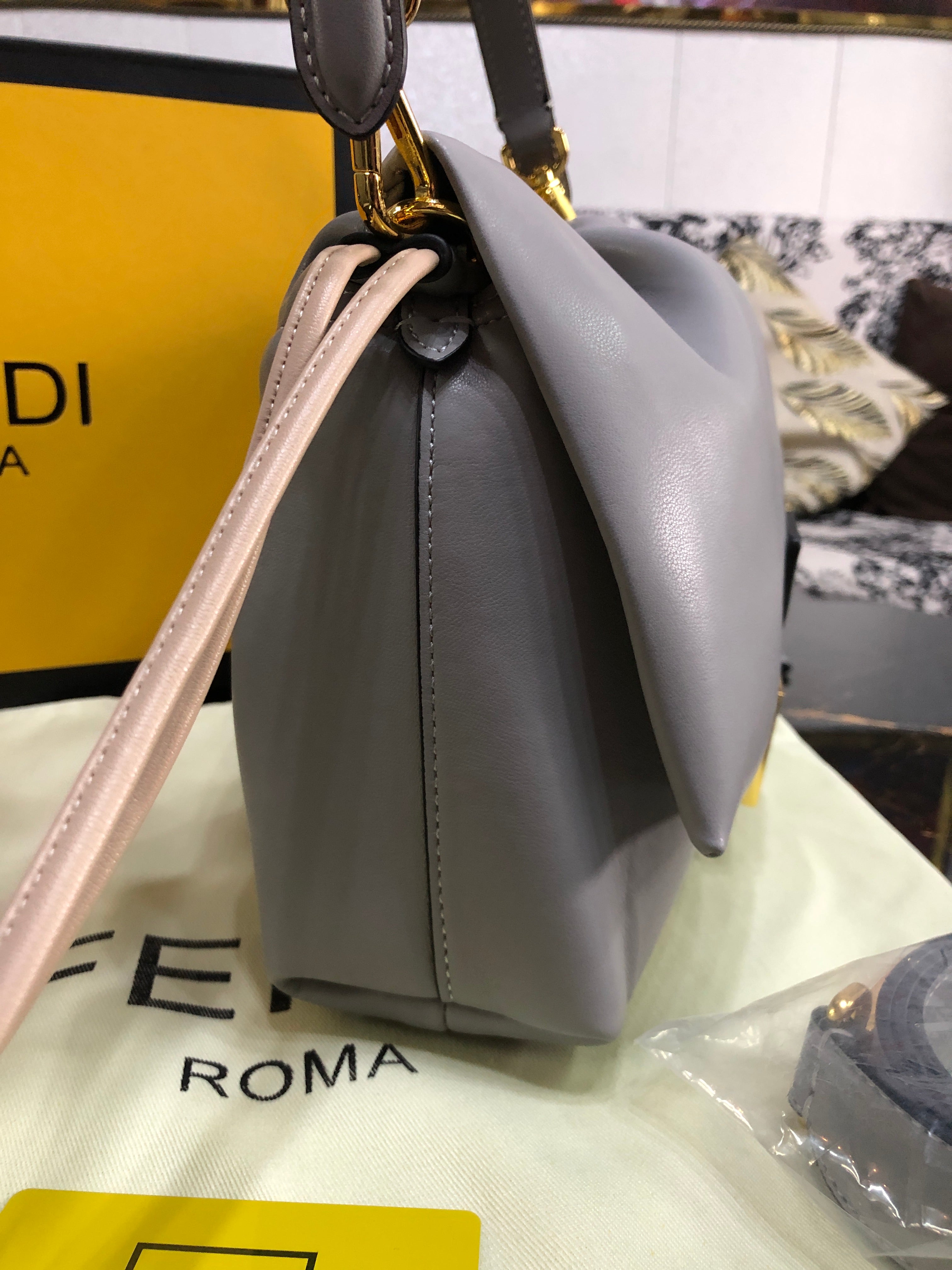 Fendi Mamma Baguette Medium Shoulder Bag