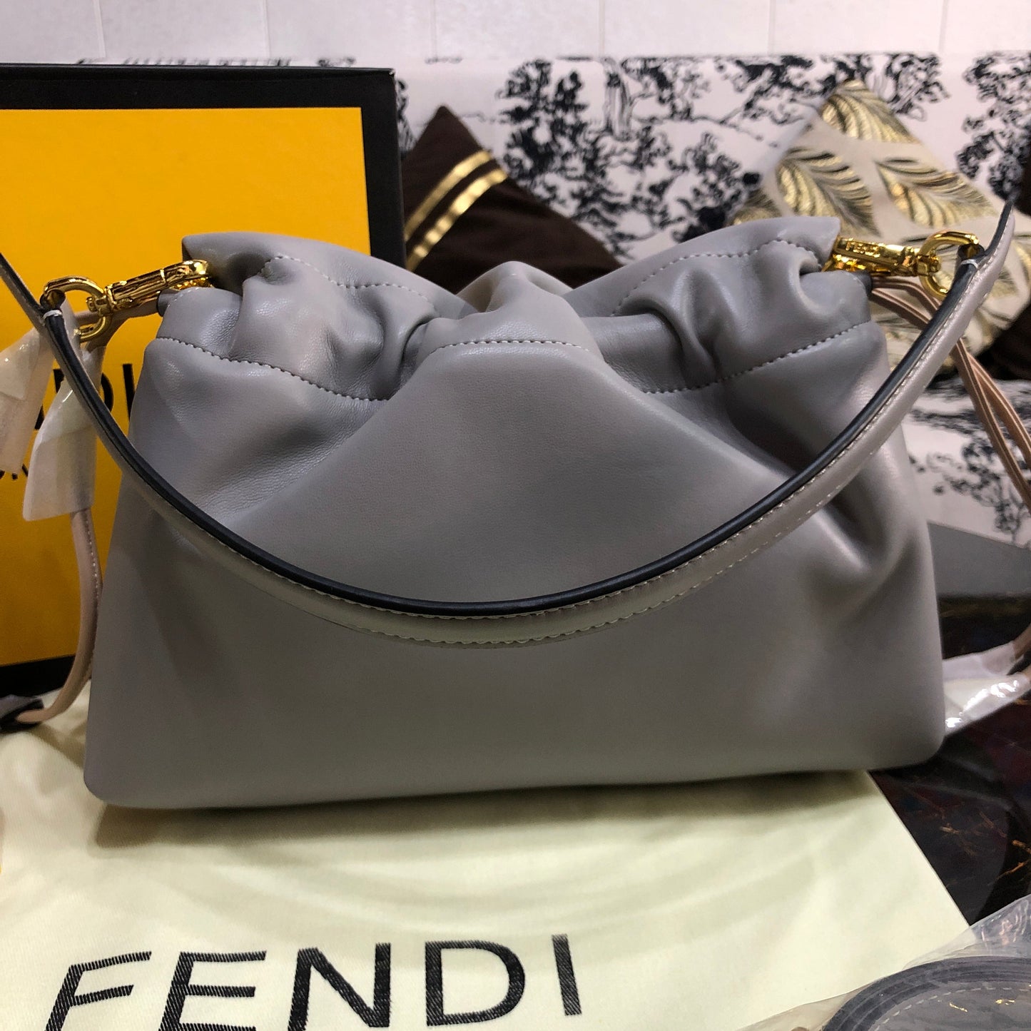 Fendi Mamma Baguette Medium Shoulder Bag