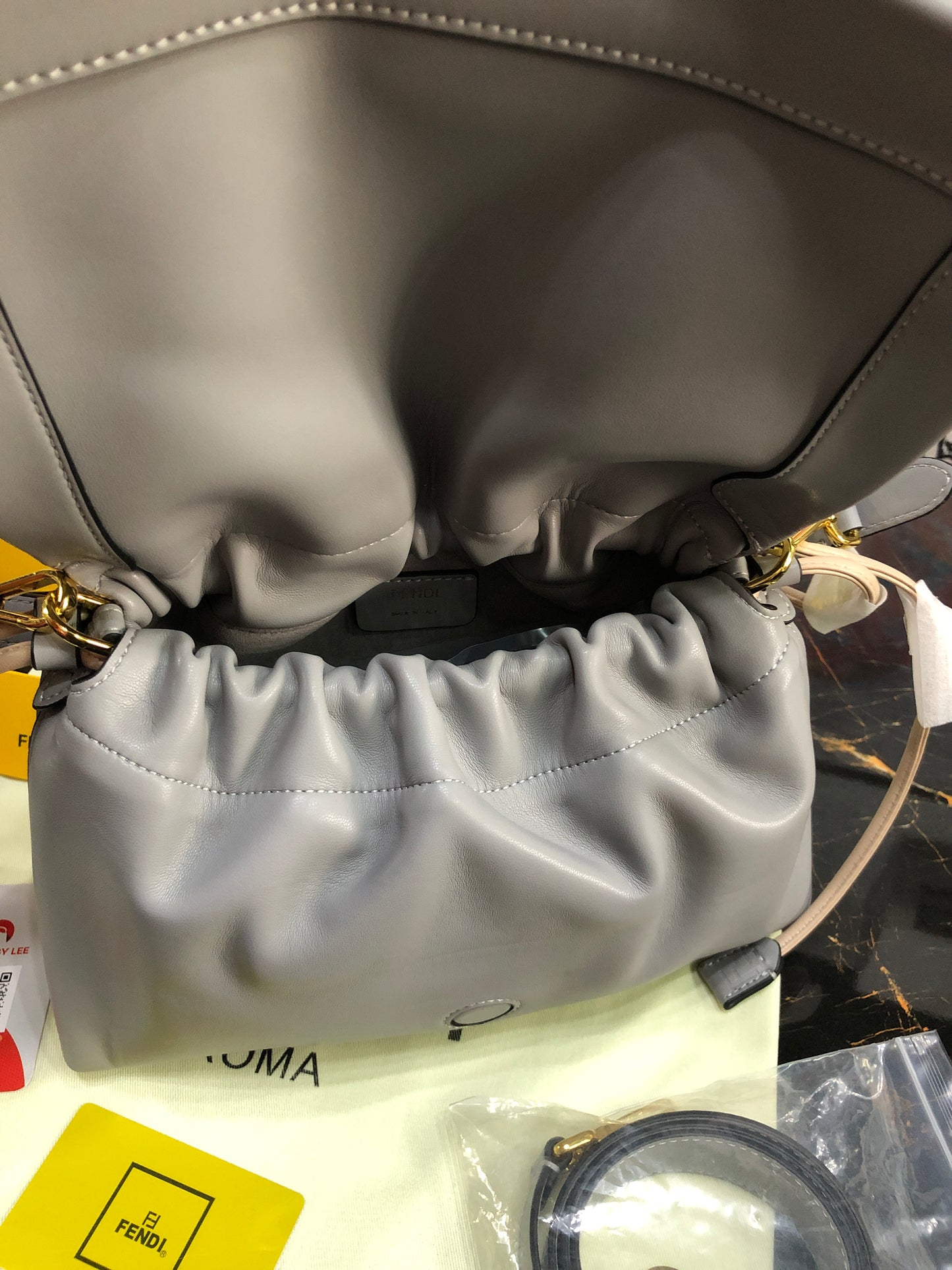 Fendi Mamma Baguette Medium Shoulder Bag
