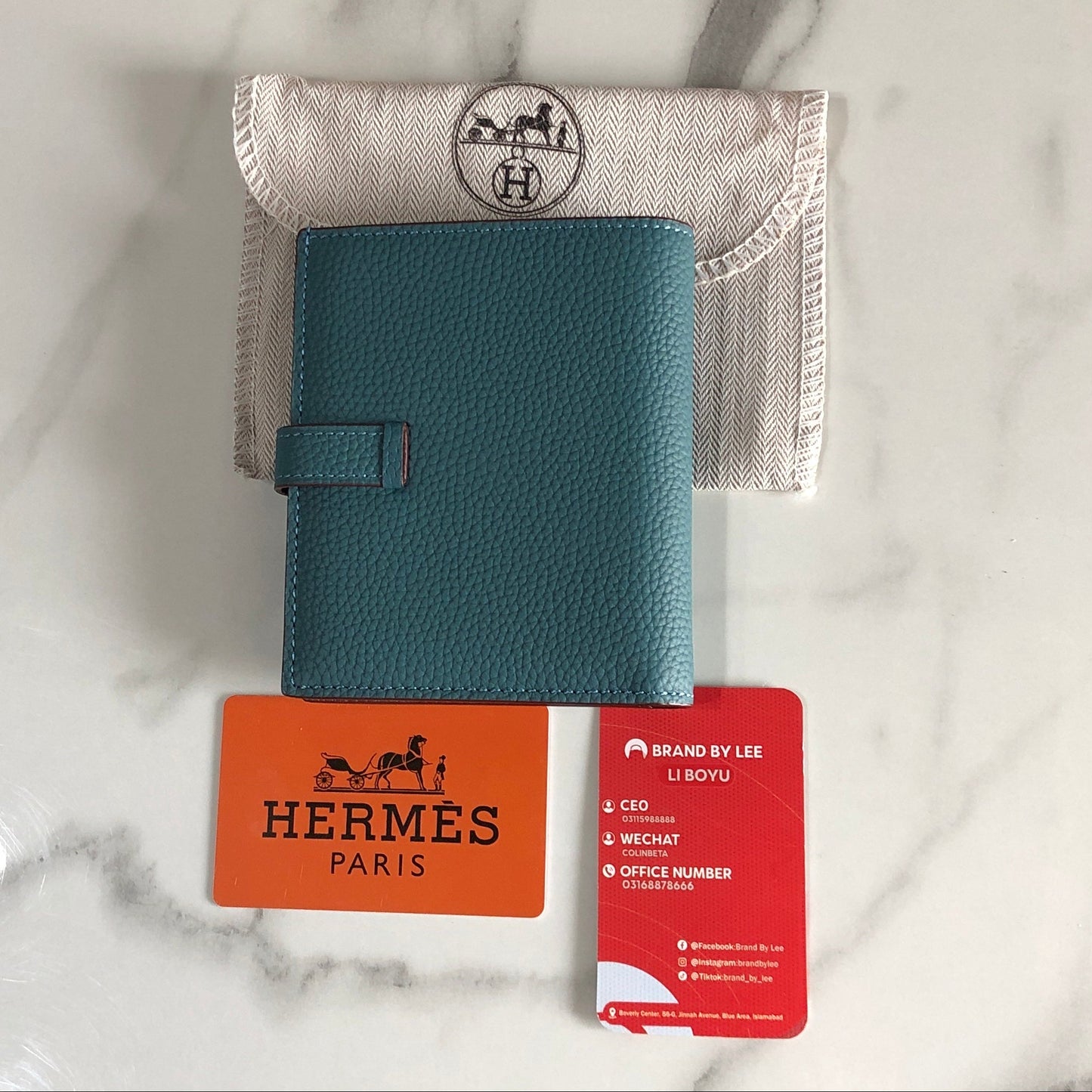 Hermes Bearn Compact Wallet