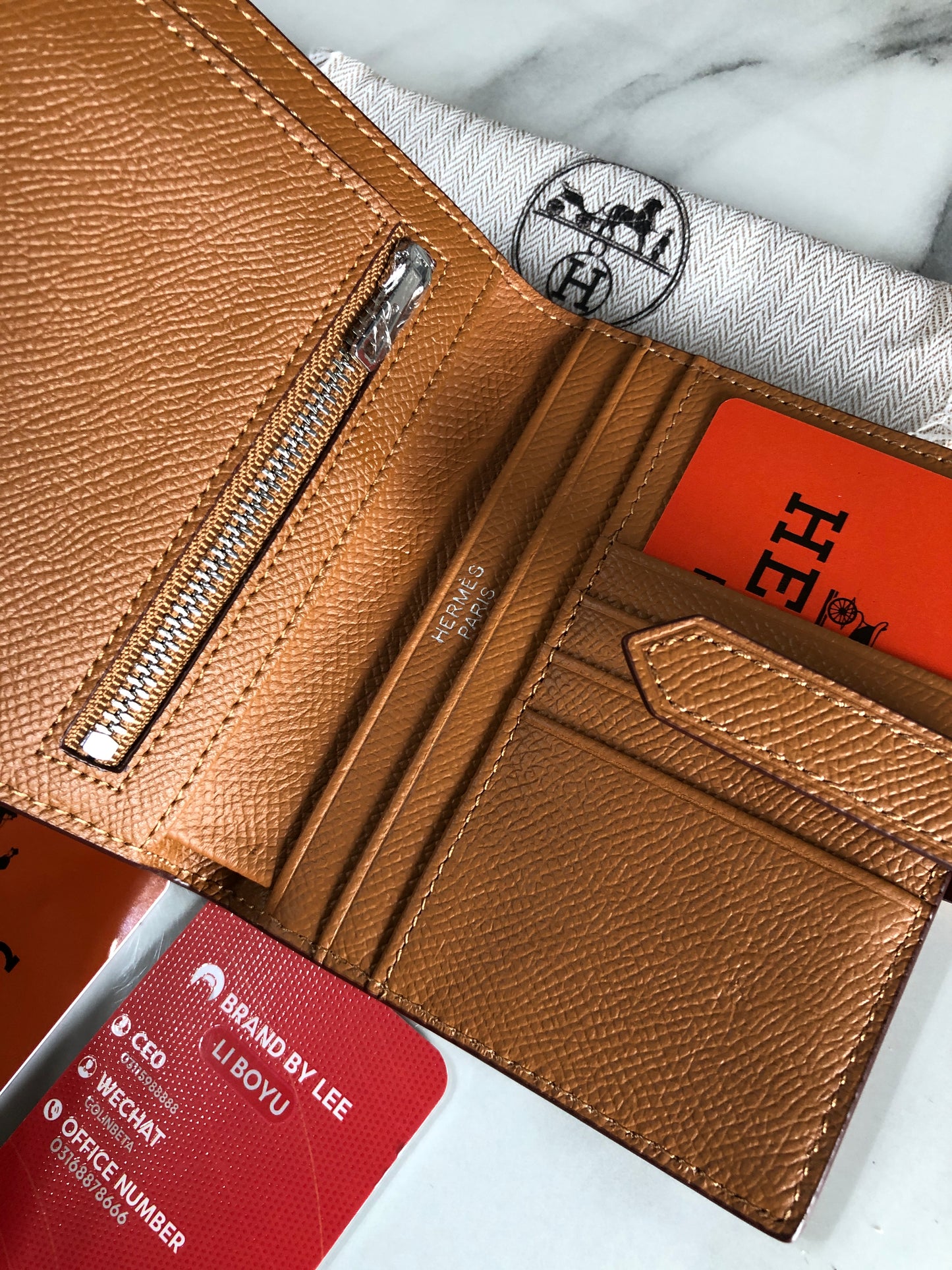 Hermes Bearn Compact Wallet