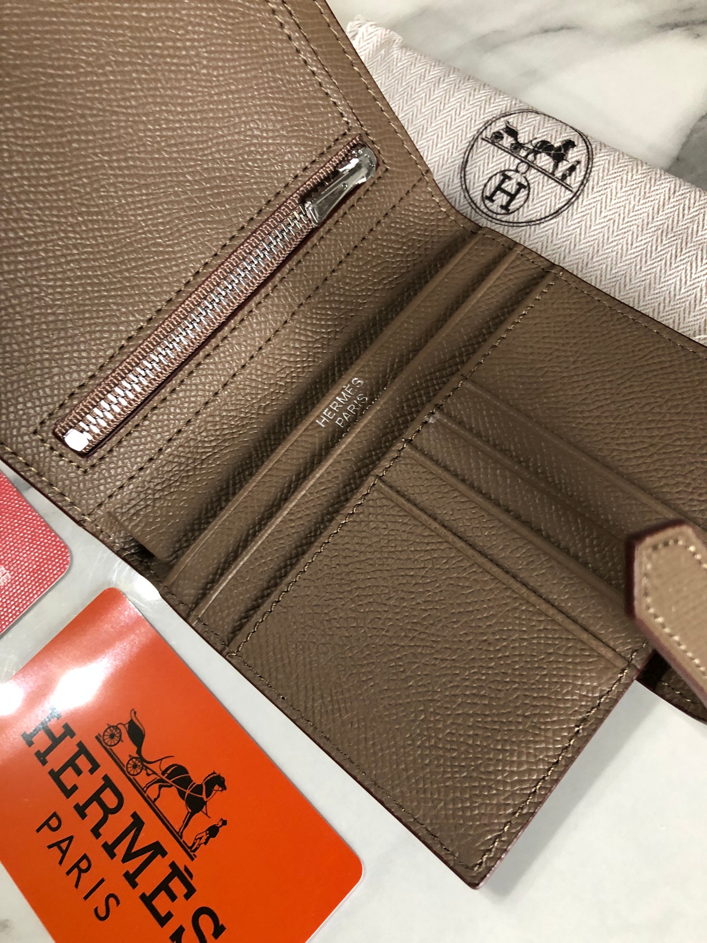 Hermes Bearn Compact Wallet