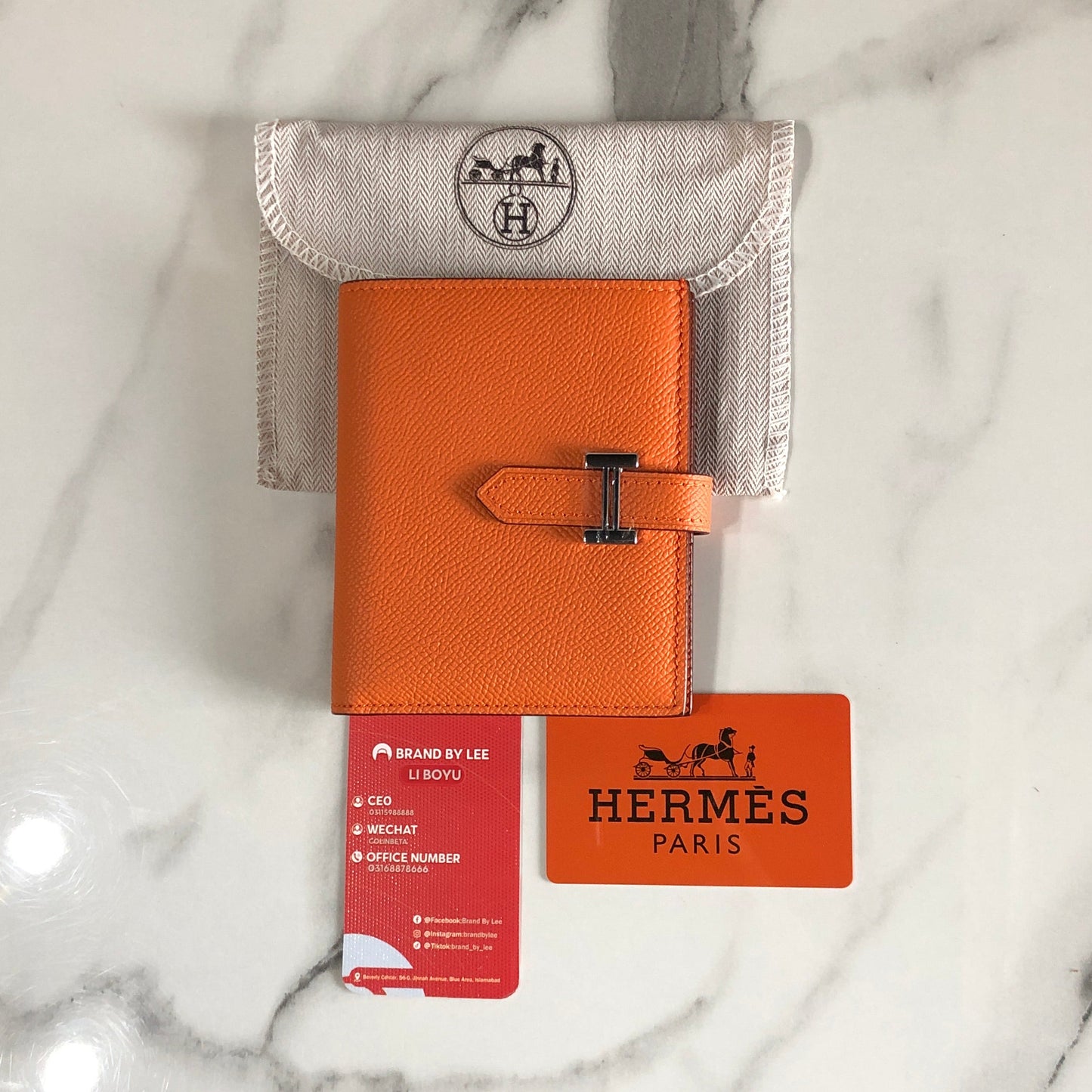Hermes Bearn Compact Wallet