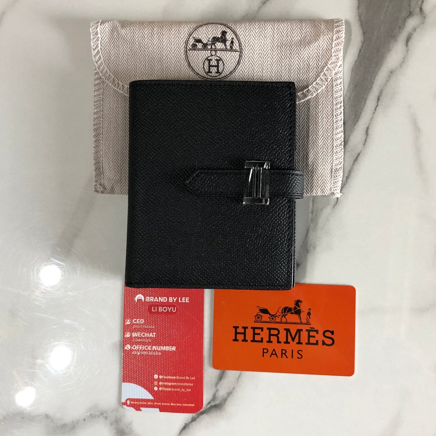 Hermes Bearn Compact Wallet