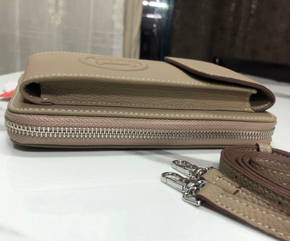 Hermes Zippered Phone Holder Wallet