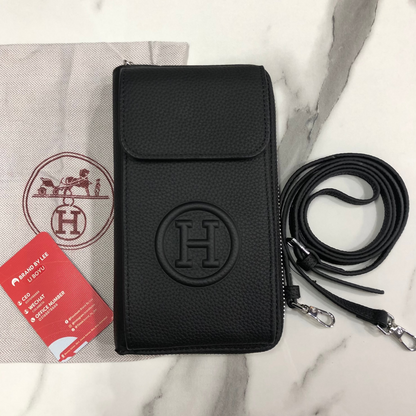 Hermes Zippered Phone Holder Wallet