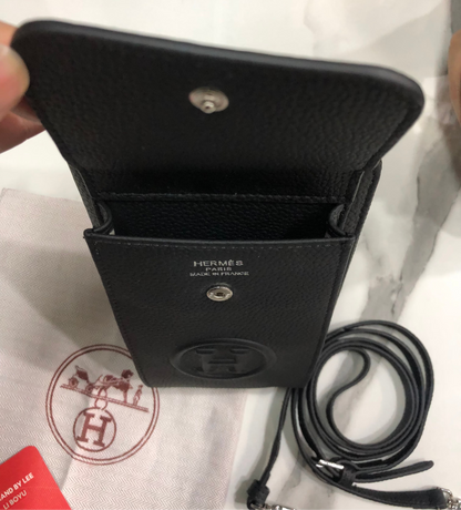 Hermes Zippered Phone Holder Wallet