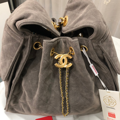 Chanel Suede Hobo Bag