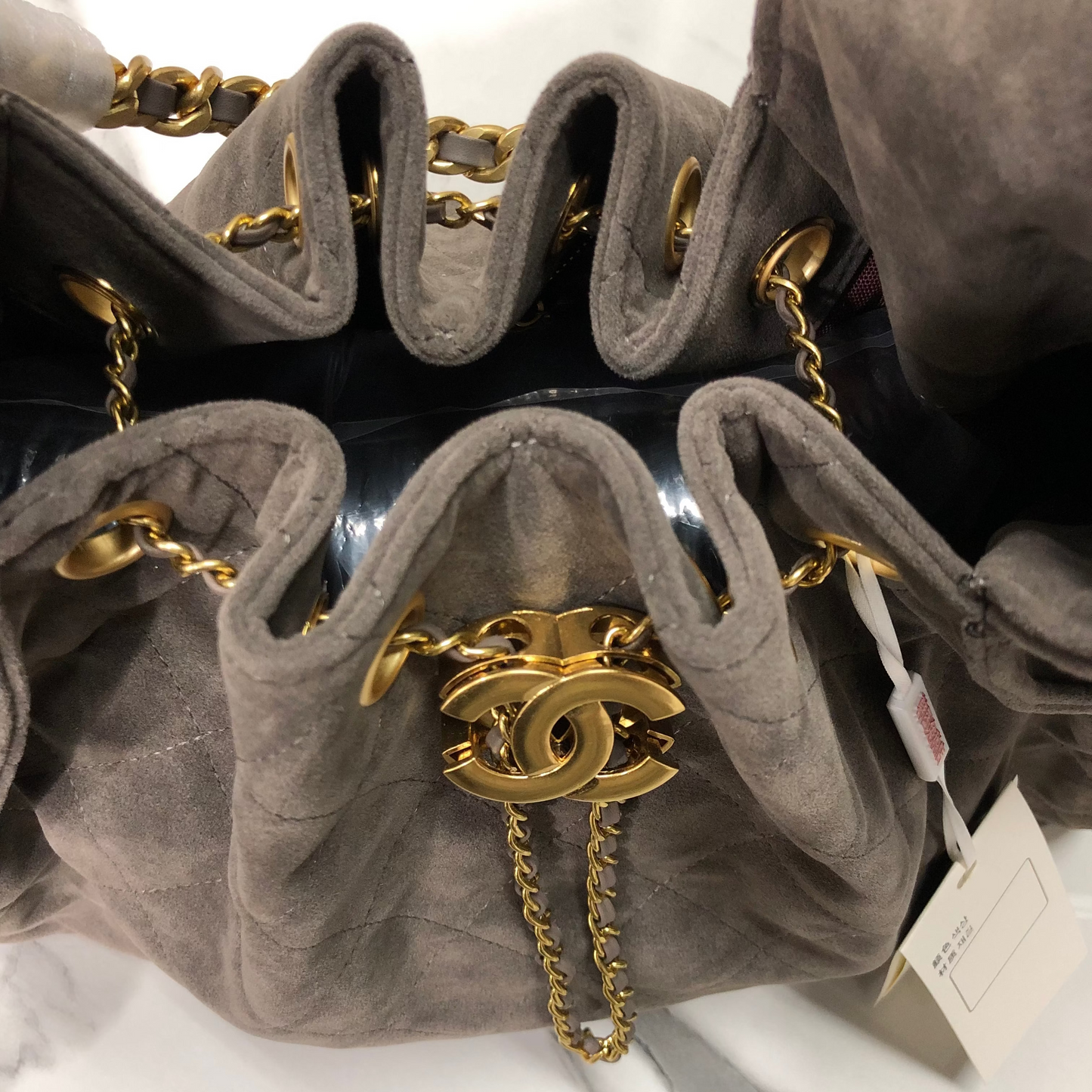 Chanel Suede Hobo Bag