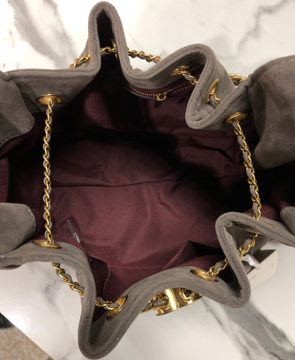 Chanel Suede Hobo Bag