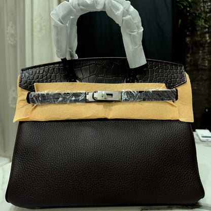 Hermès Birkin 30 (CowHide) (Darkwood)