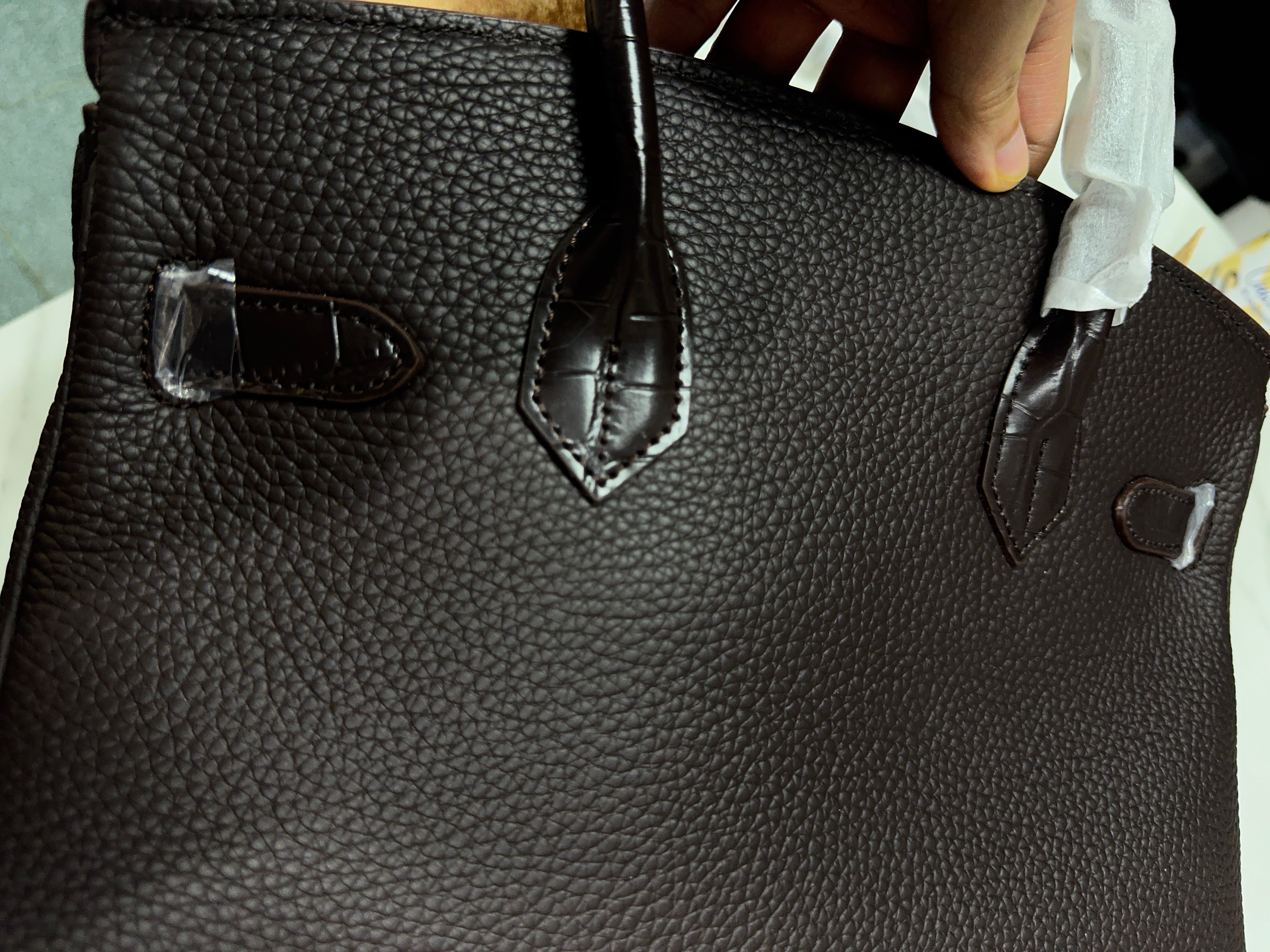 Hermès Birkin 30 (CowHide) (Darkwood)