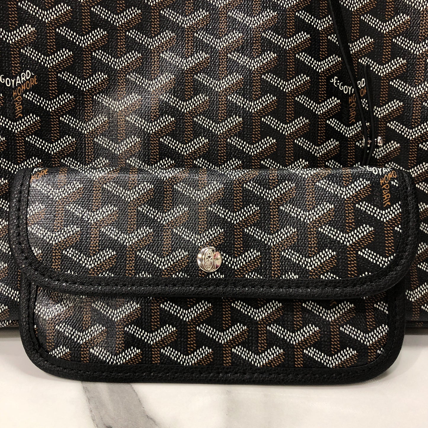 Goyard Saint Louis PM Tote Bag Goyardine Canvas