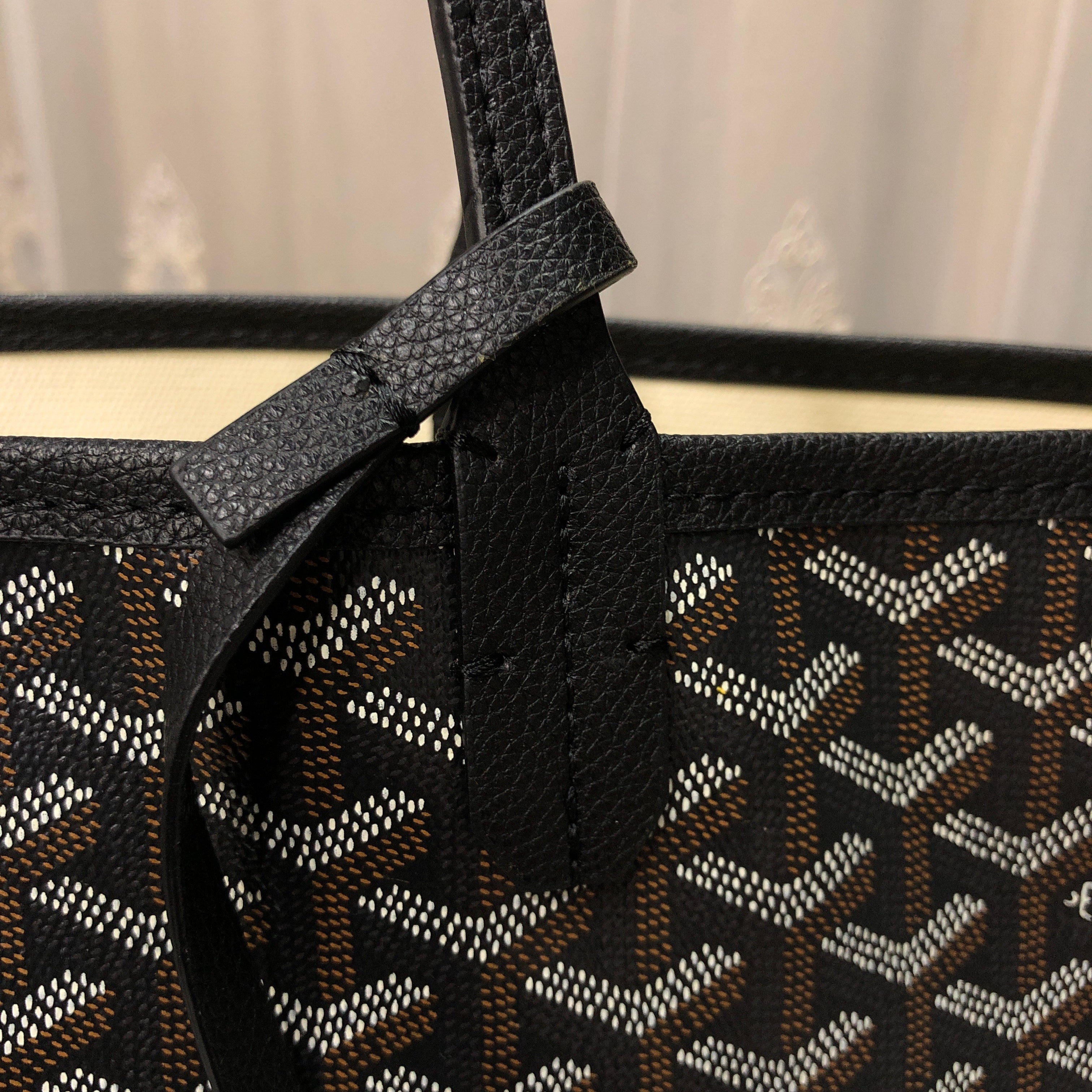 Goyard Saint Louis PM Tote Bag Goyardine Canvas