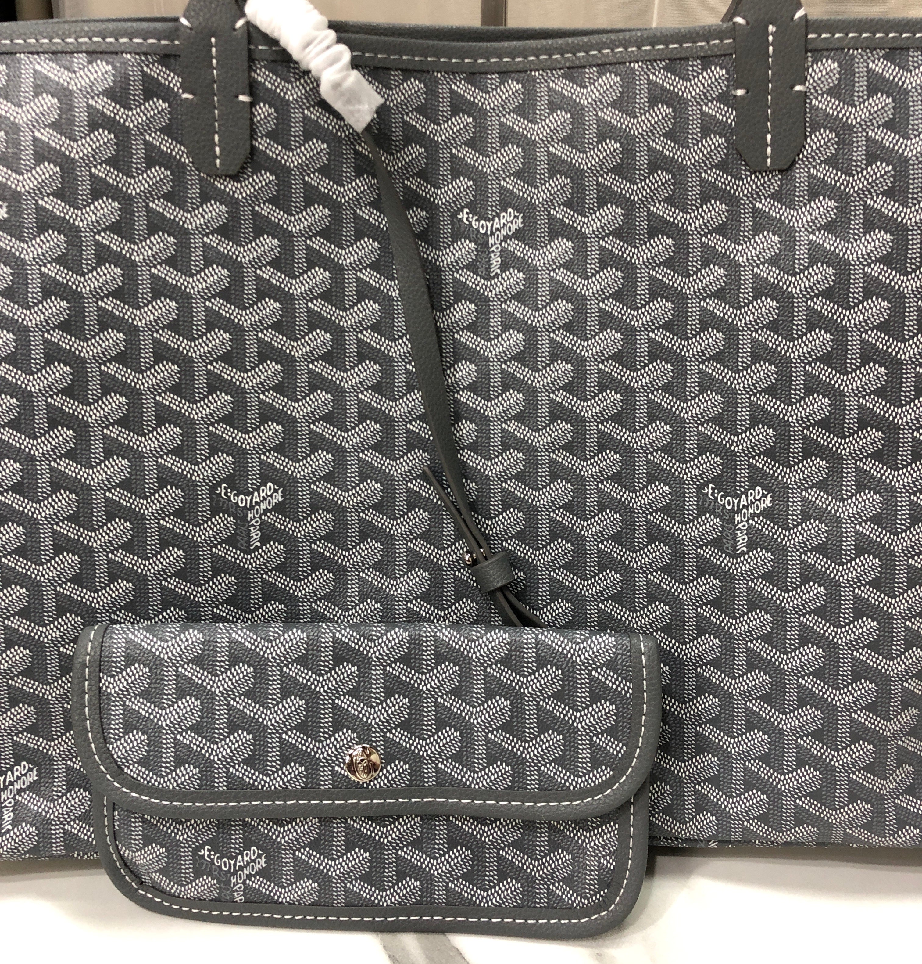 Goyard Saint Louis PM Tote Bag Goyardine Canvas