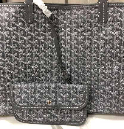 Goyard Saint Louis PM Tote Bag Goyardine Canvas