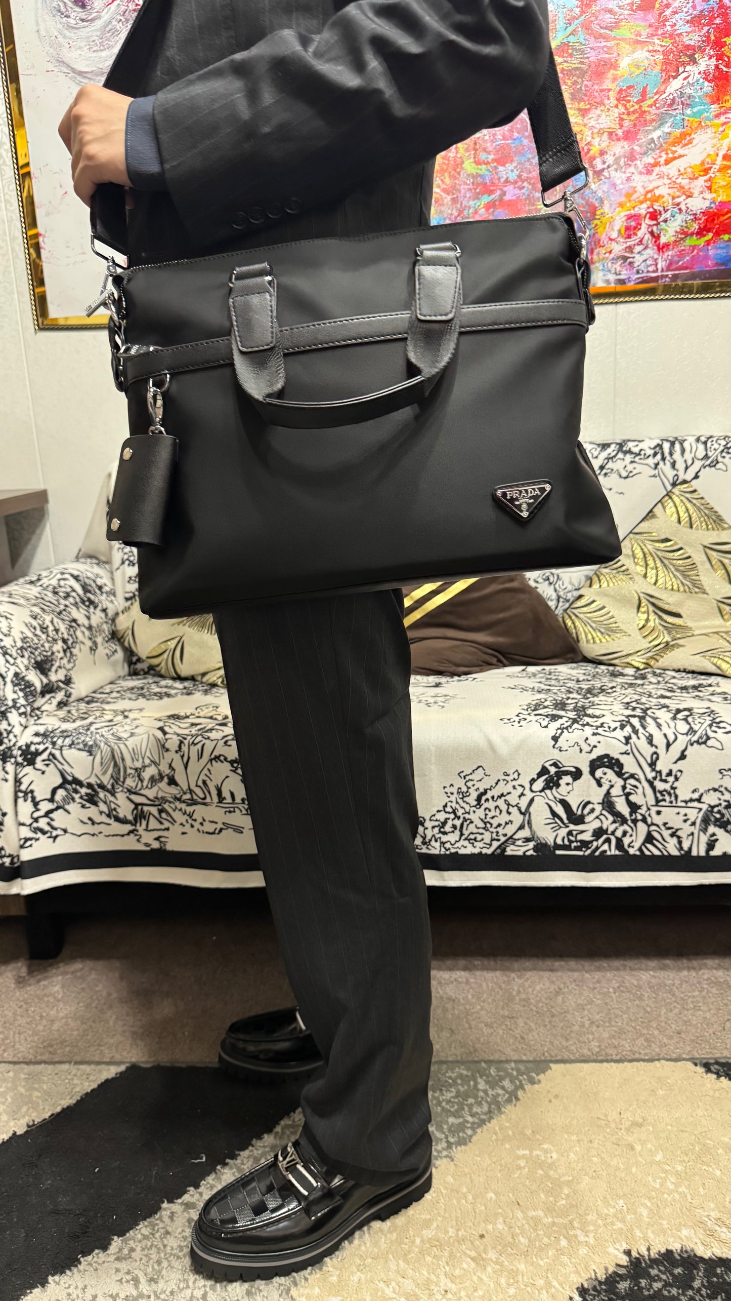 Prada Nylon Laptop Bag