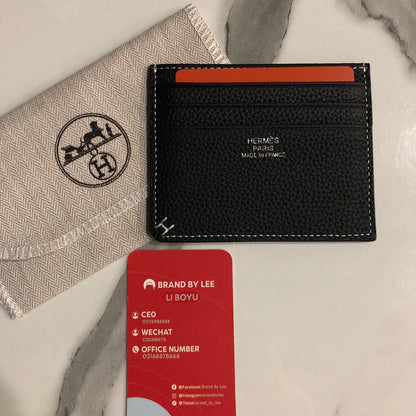 Hermès H Sellier card holder