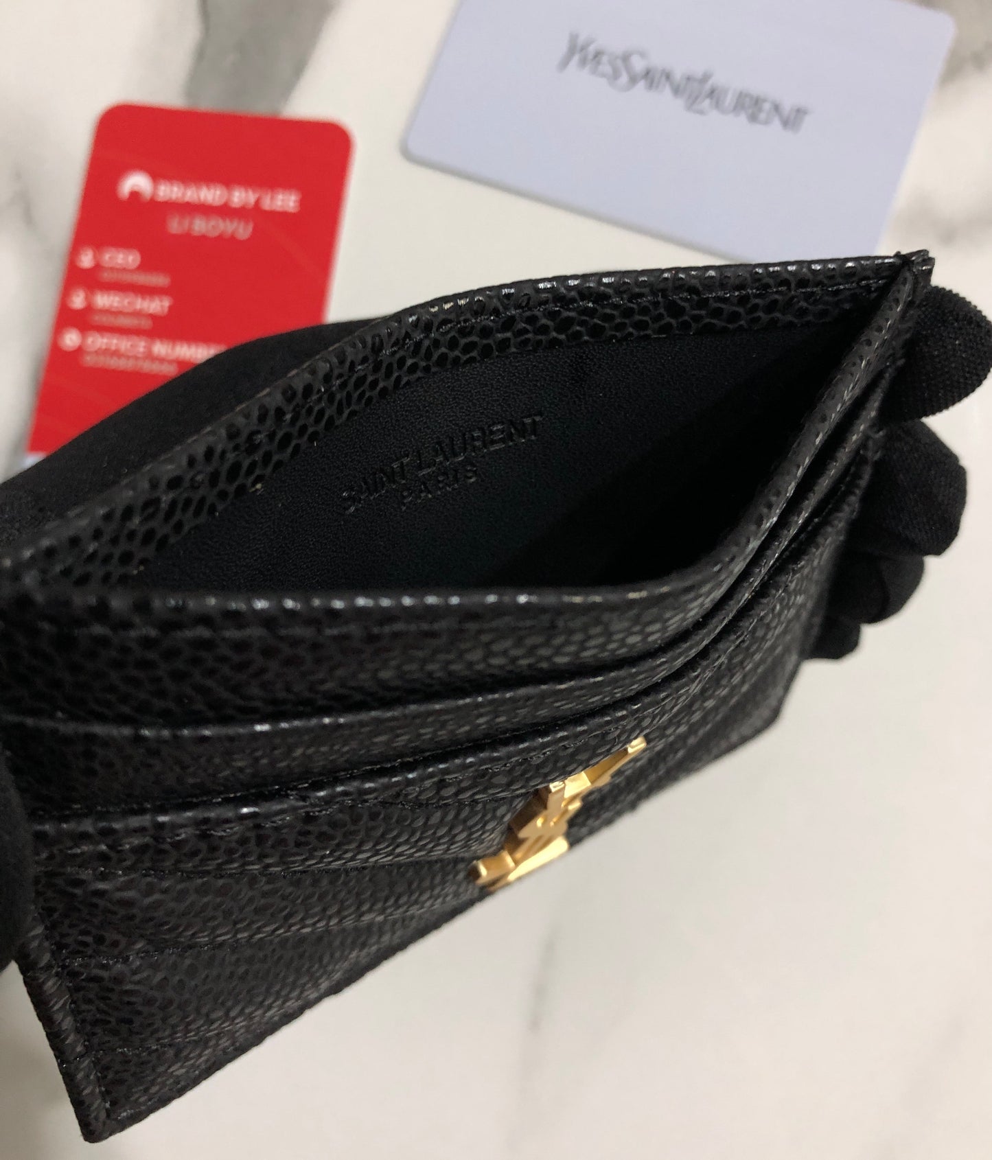 Saint Laurent Cassandre Card Case