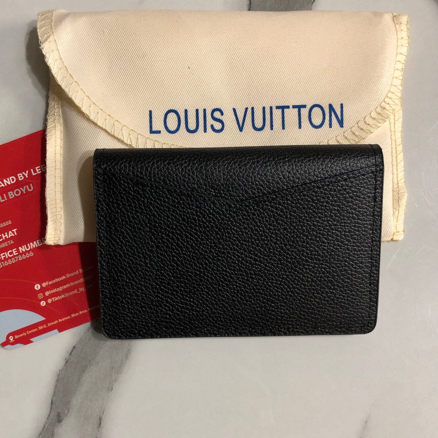 Louis Vuitton Taurillon Leather Card Holder