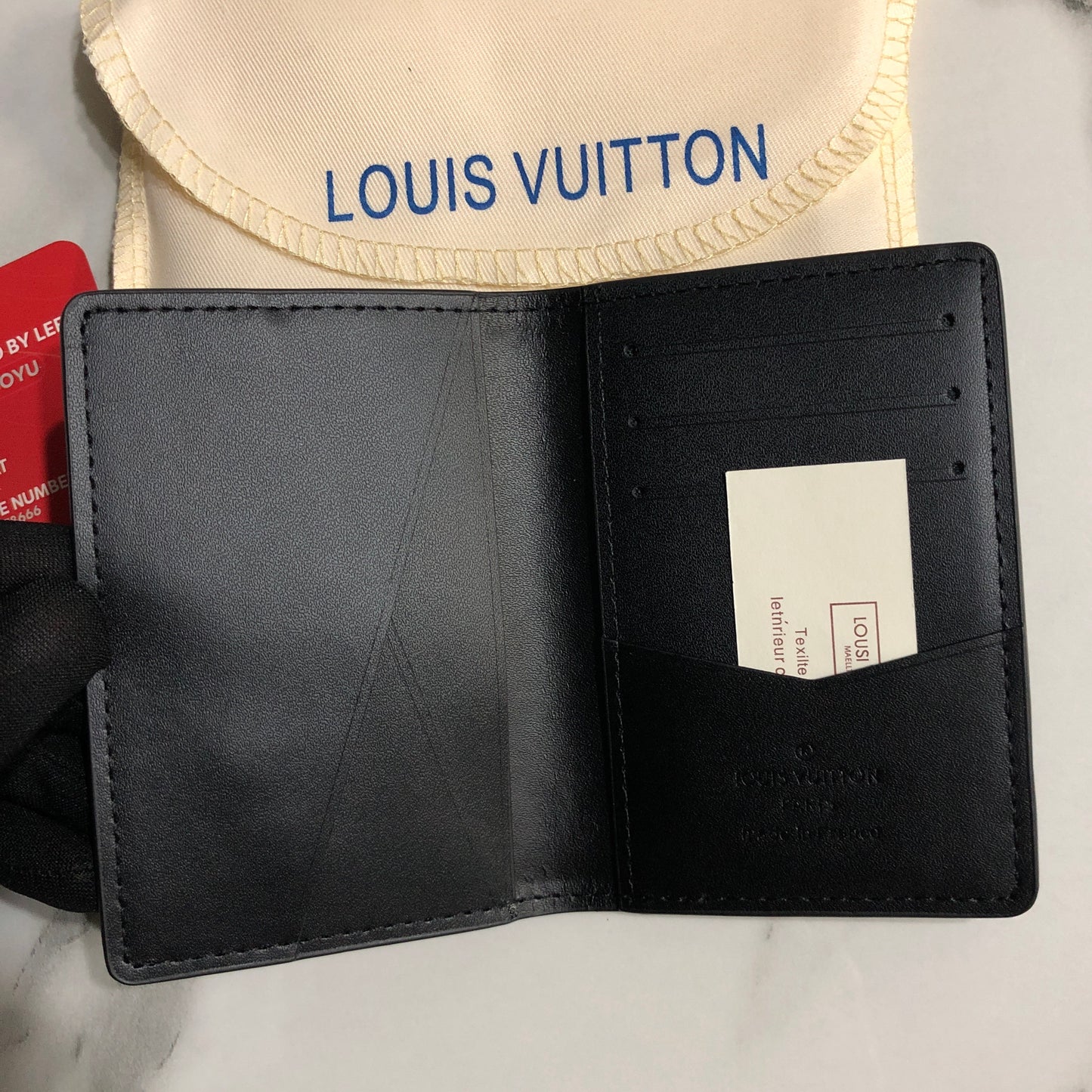 Louis Vuitton Taurillon Leather Card Holder