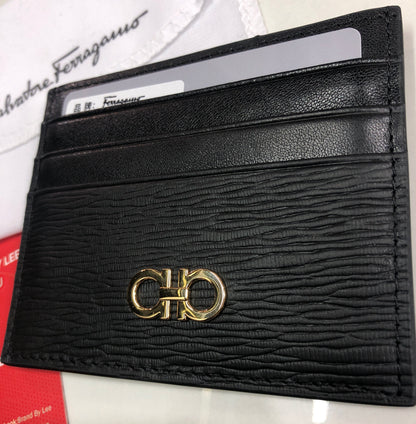 Salvatore Ferragamo Gancini card holder