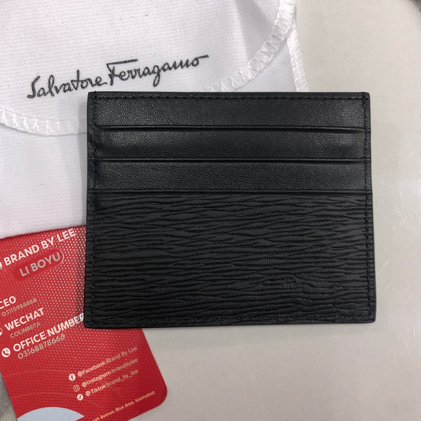 Salvatore Ferragamo Gancini card holder