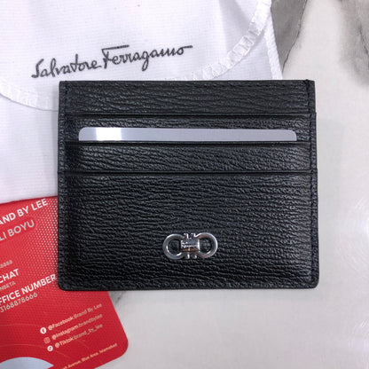 Salvatore Ferragamo Gancini card holder
