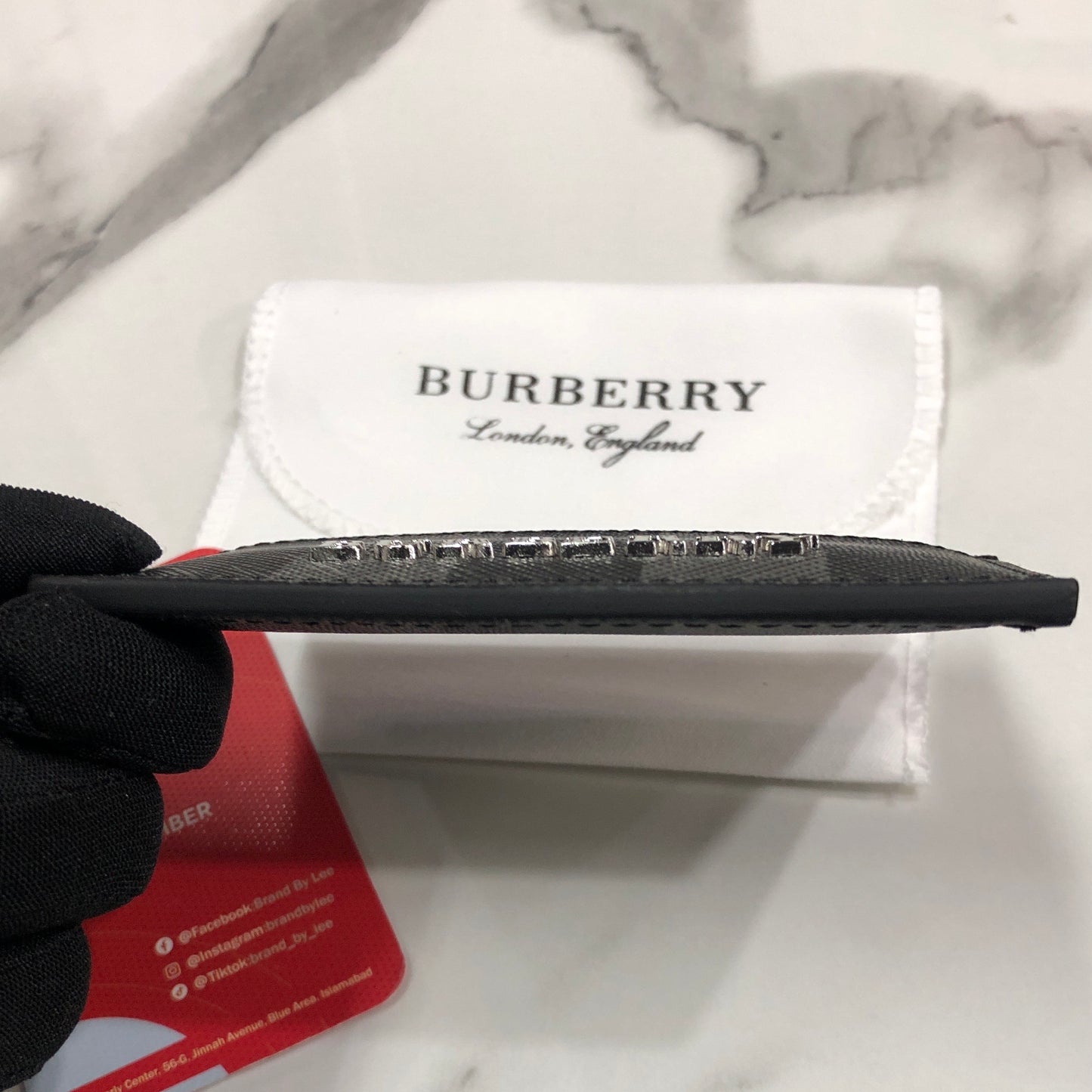 Burberry Leather Card Case