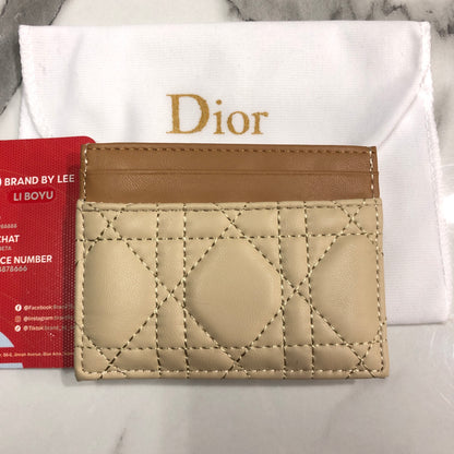 Lady Dior Freesia Card Holder
