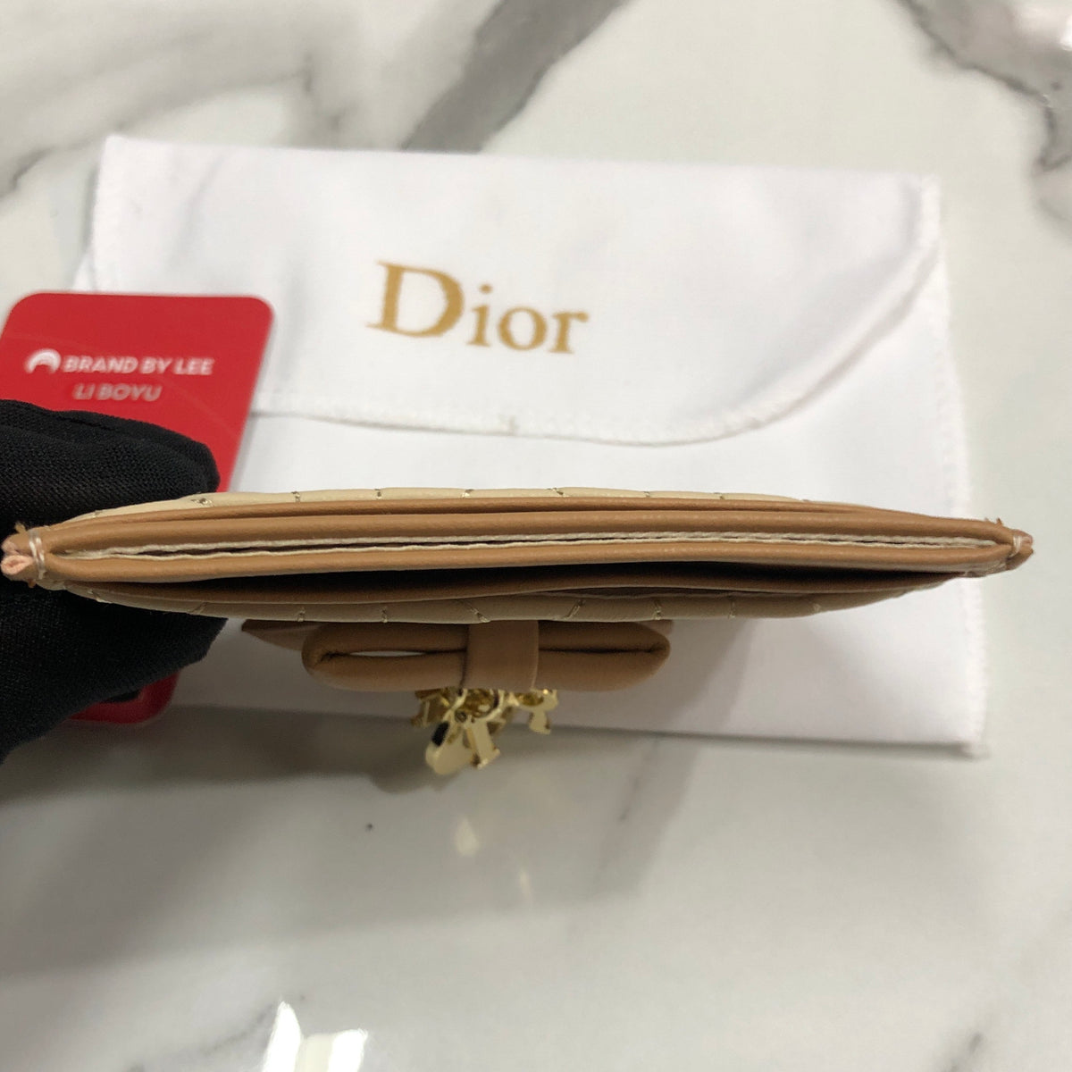 Lady Dior Freesia Card Holder