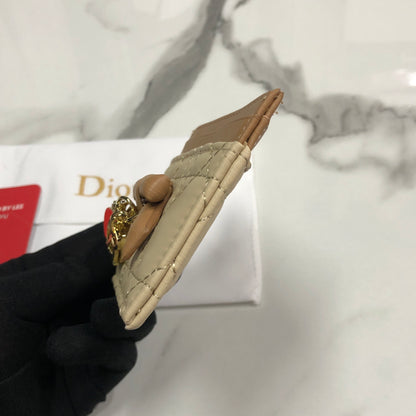 Lady Dior Freesia Card Holder