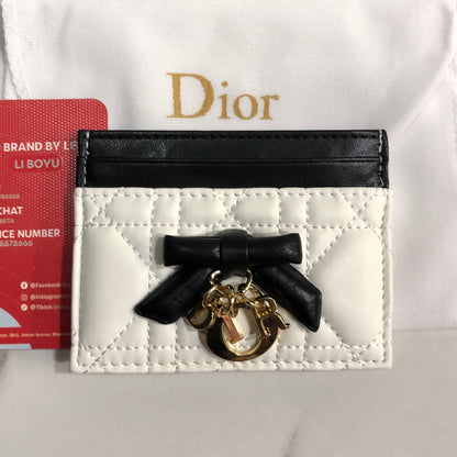 Lady Dior Freesia Card Holder