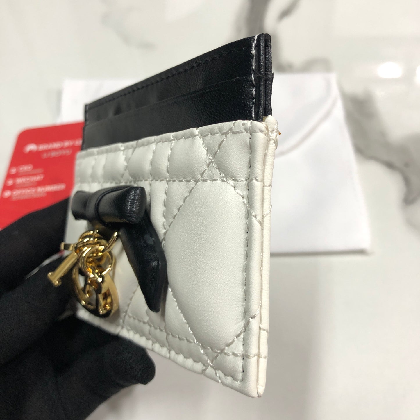 Lady Dior Freesia Card Holder