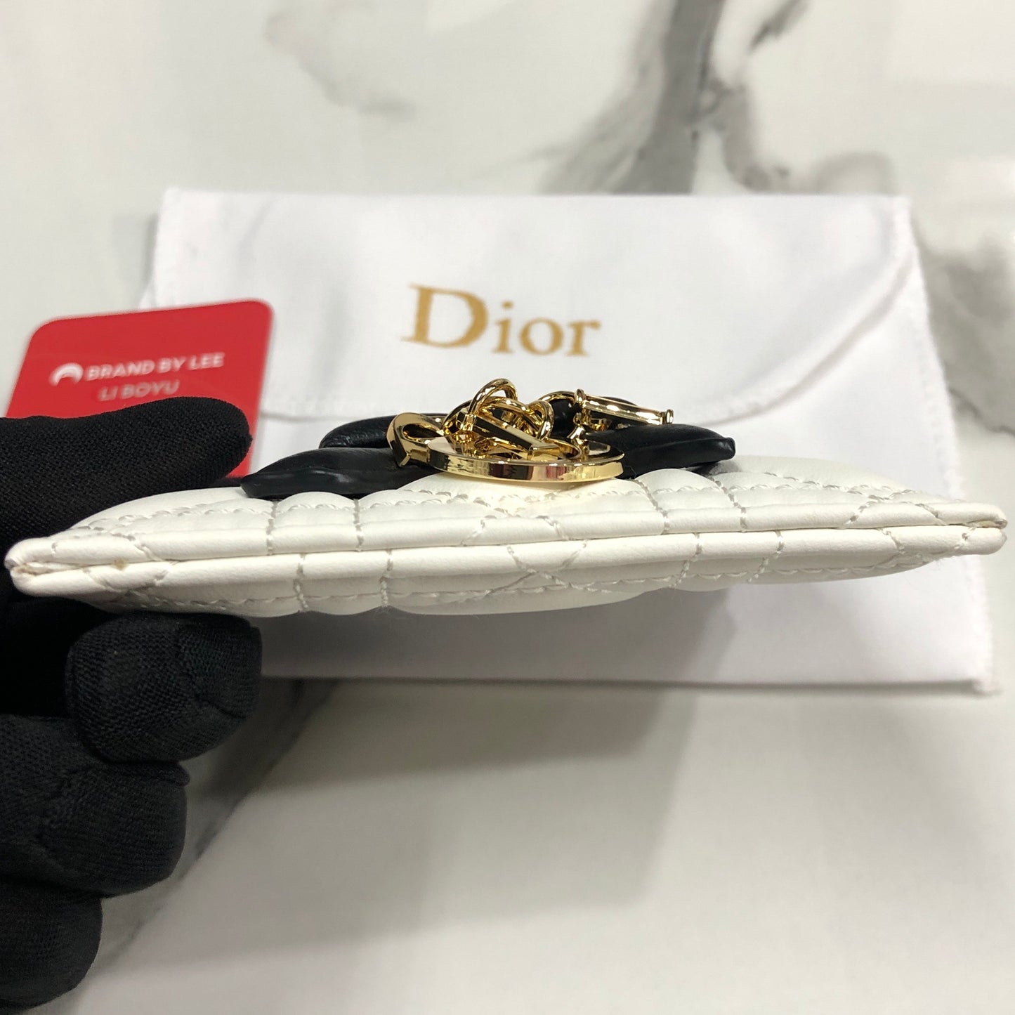Lady Dior Freesia Card Holder